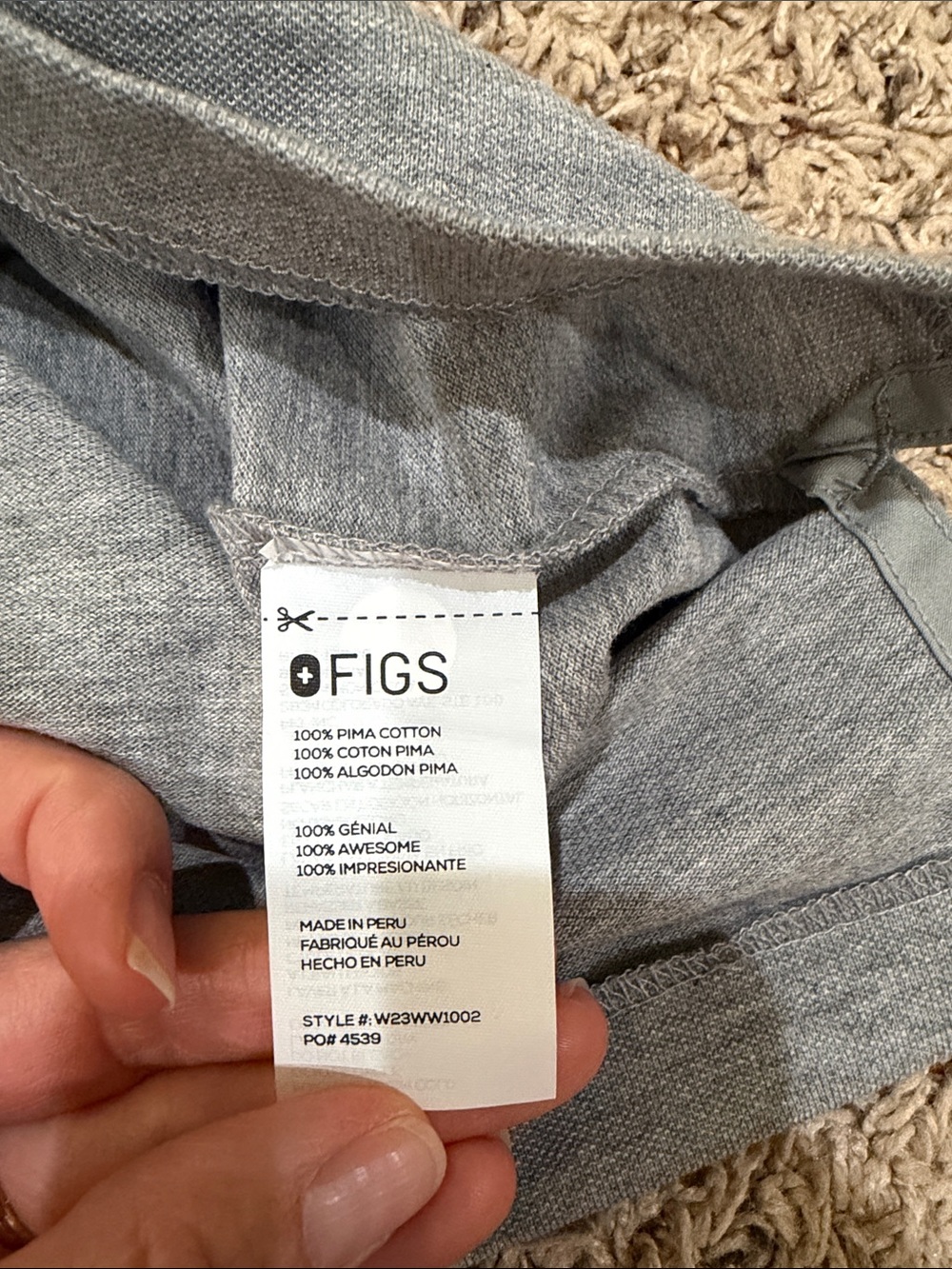 Figs PRO- Heather Gray - Picture 7 of 7